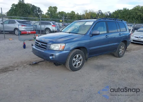 2007 Toyota Highlander V6 from USA, damaged, VIN JTEHP21A270231408